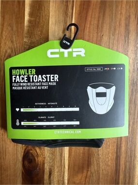 Howler Face Toaster Wind-Resistant Face Mask - Black